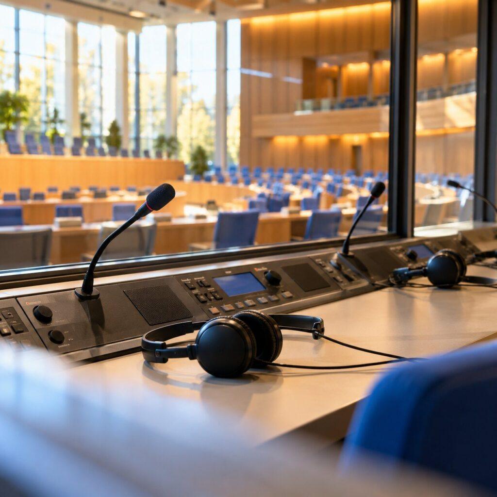 Simultandolmetscher für Konferenzen und große Anlässe – Guul Translations